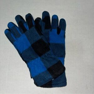Land’s End Blue and Black Gloves Size‎ Large